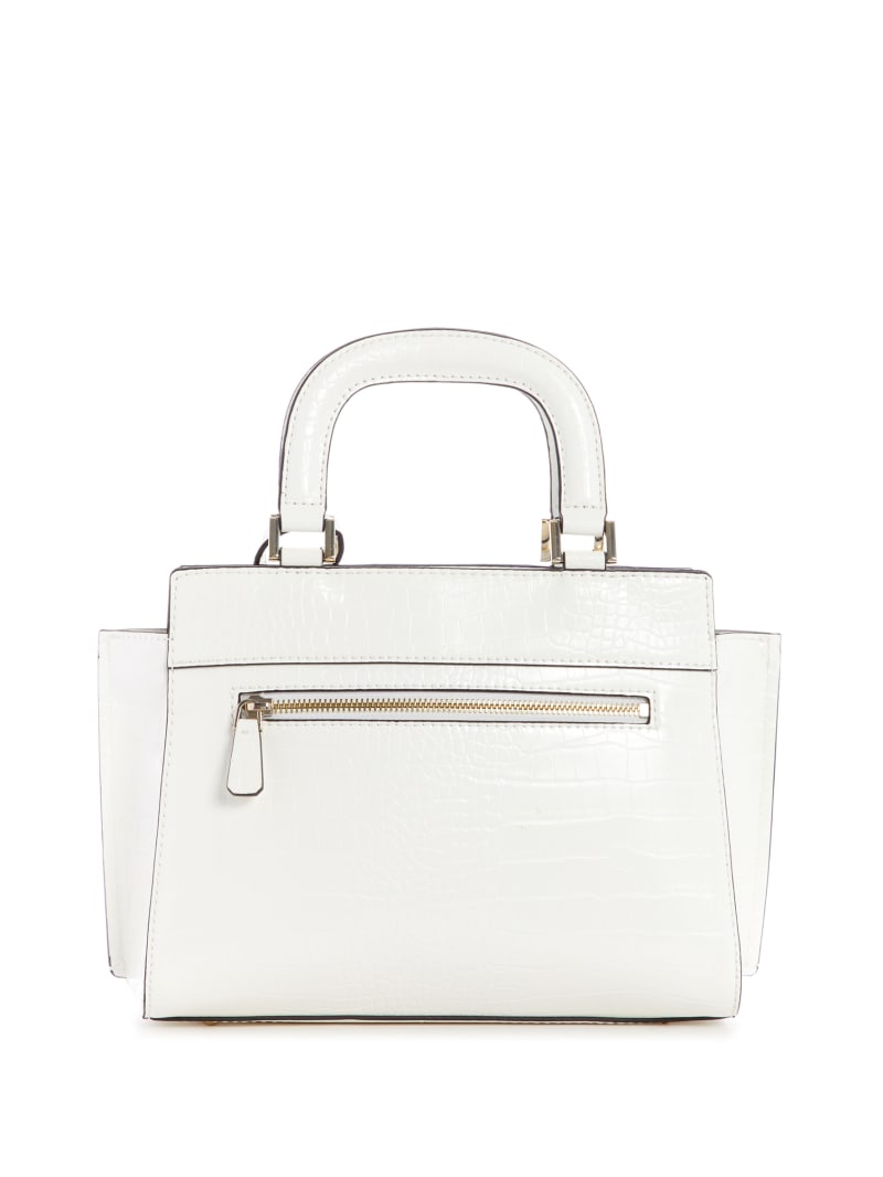 Torba Satchel Damskie Guess Katey Girlfriend Białe | 420386-BWS