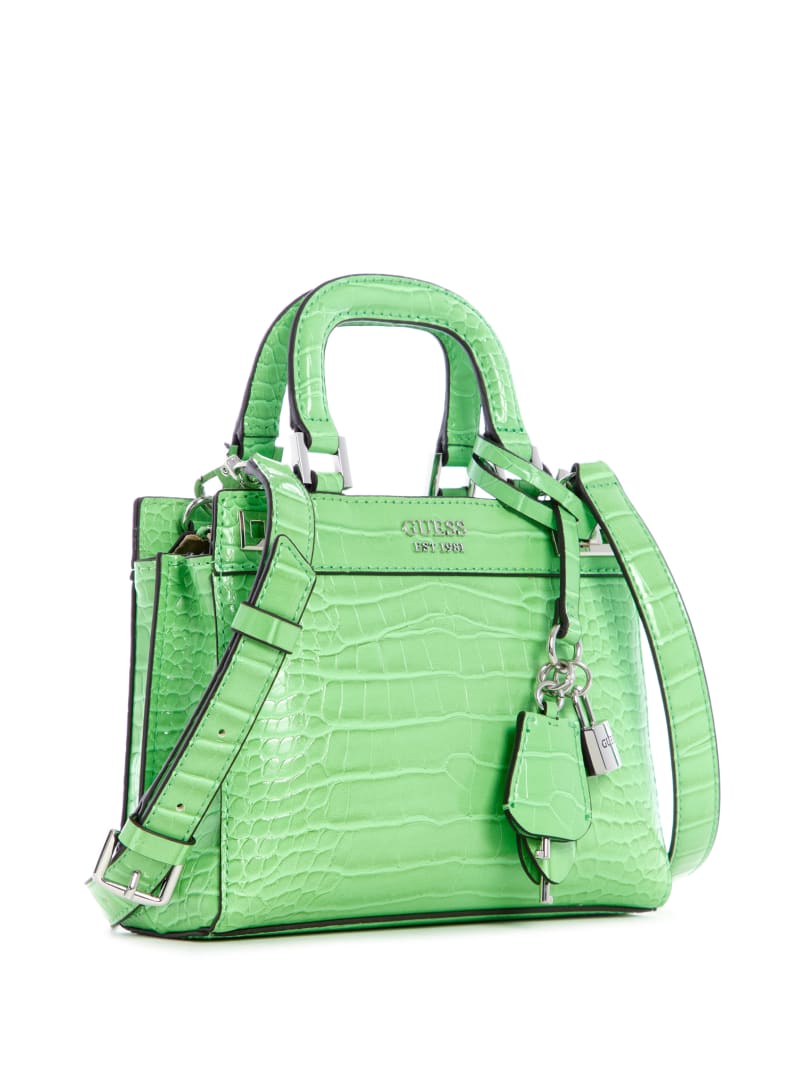 Torba Satchel Damskie Guess Katey Zielone | 673291-QKP