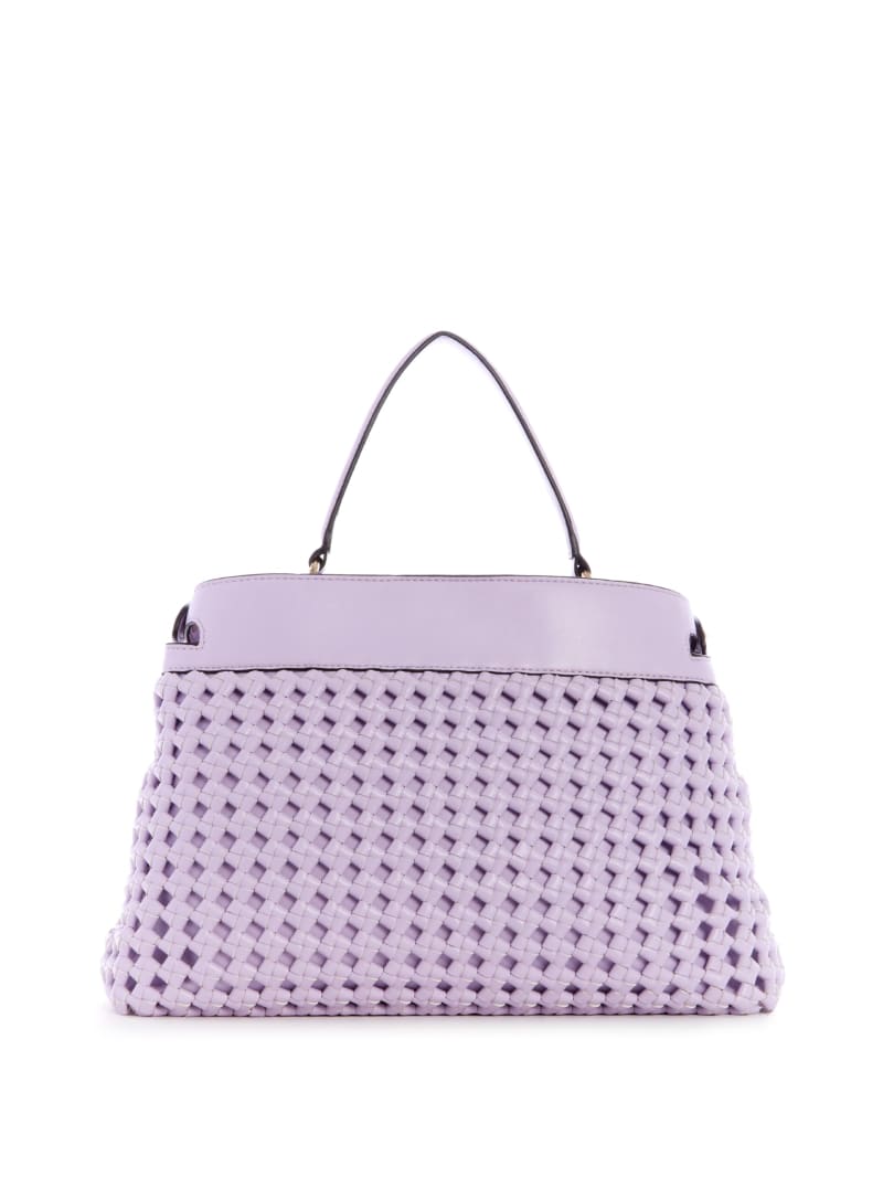 Torba Satchel Damskie Guess Sicilia Fioletowe | 956048-WEJ