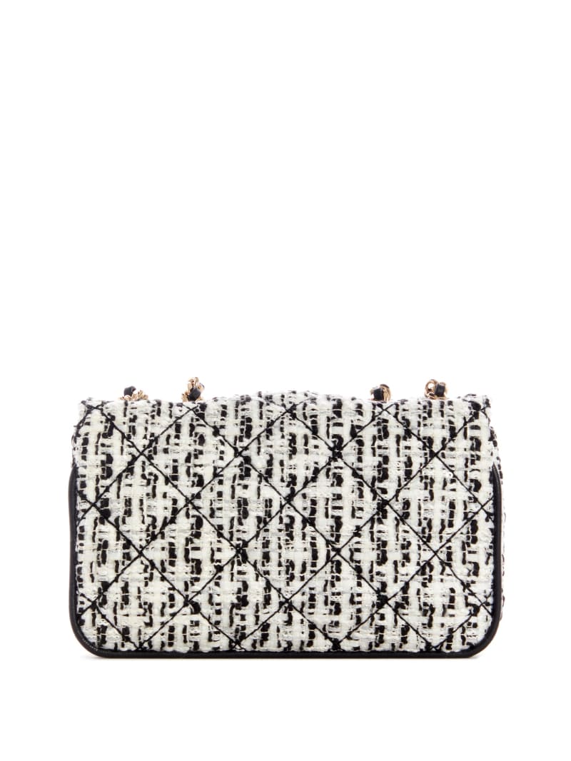 Torby Mini Damskie Guess Cessily Tweed Micro Kolorowe | 403956-VFB