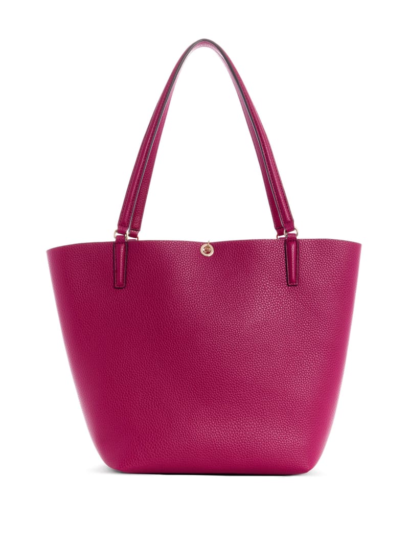 Torby Tote Damskie Guess Alby Toggle Fuksja | 016542-BHW