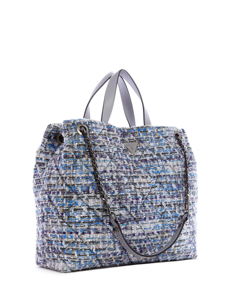 Torby Tote Damskie Guess Cessily Girlfriend Kolorowe | 751469-FMX