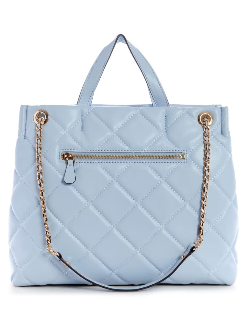 Torby Tote Damskie Guess Cessily Girlfriend Niebieskie | 815603-IOD