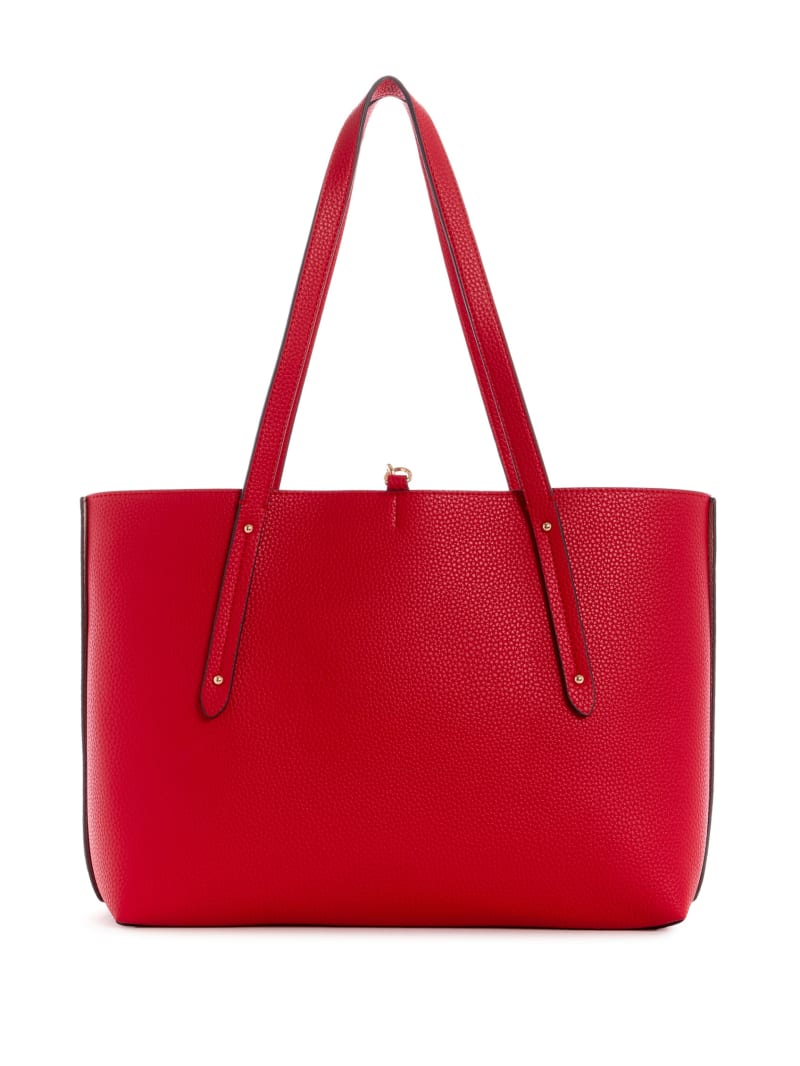 Torby Tote Damskie Guess Eco Brenton Czerwone | 862097-HIT