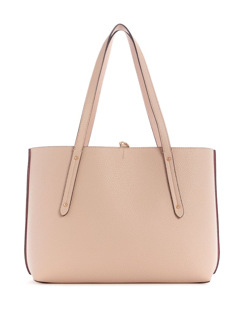 Torby Tote Damskie Guess Eco Brenton Niebieskie | 054729-PMC