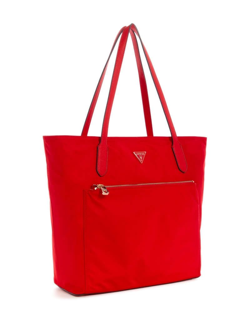 Torby Tote Damskie Guess Eco Gemma Czerwone | 210483-DZS