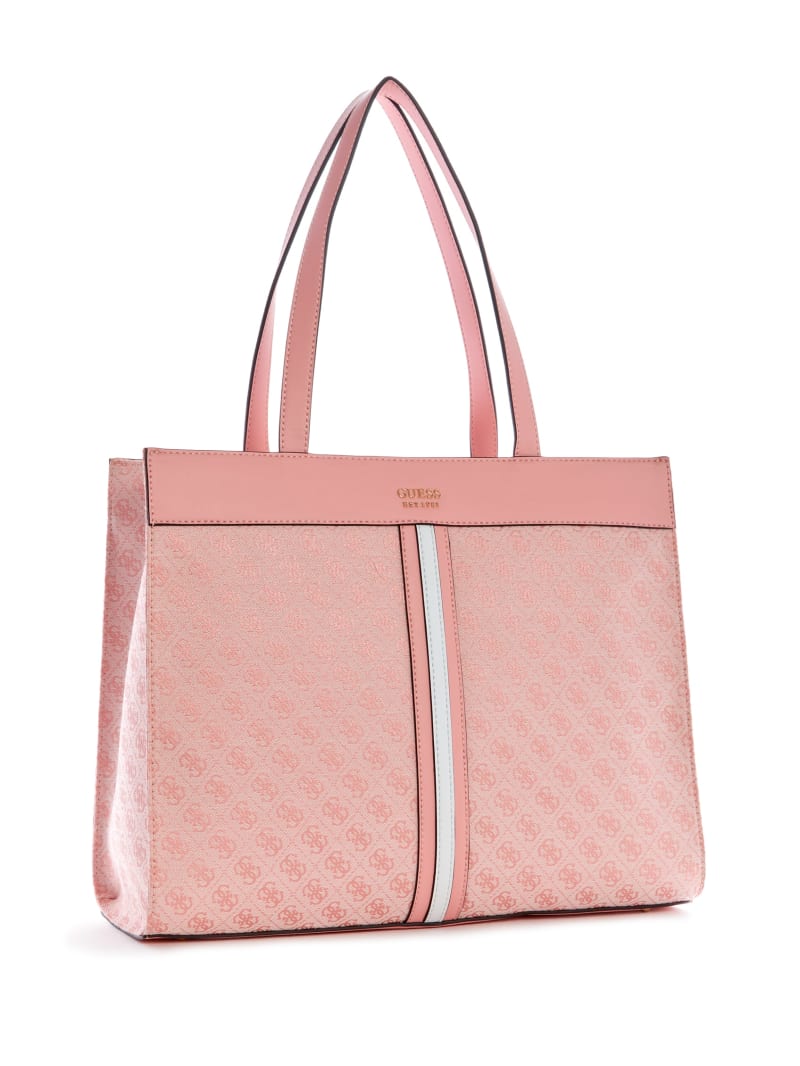 Torby Tote Damskie Guess Kasinta Large Różowe | 596072-XQN