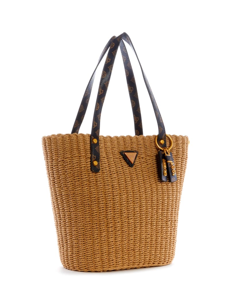 Torby Tote Damskie Guess Lilica Brązowe | 215943-WHV