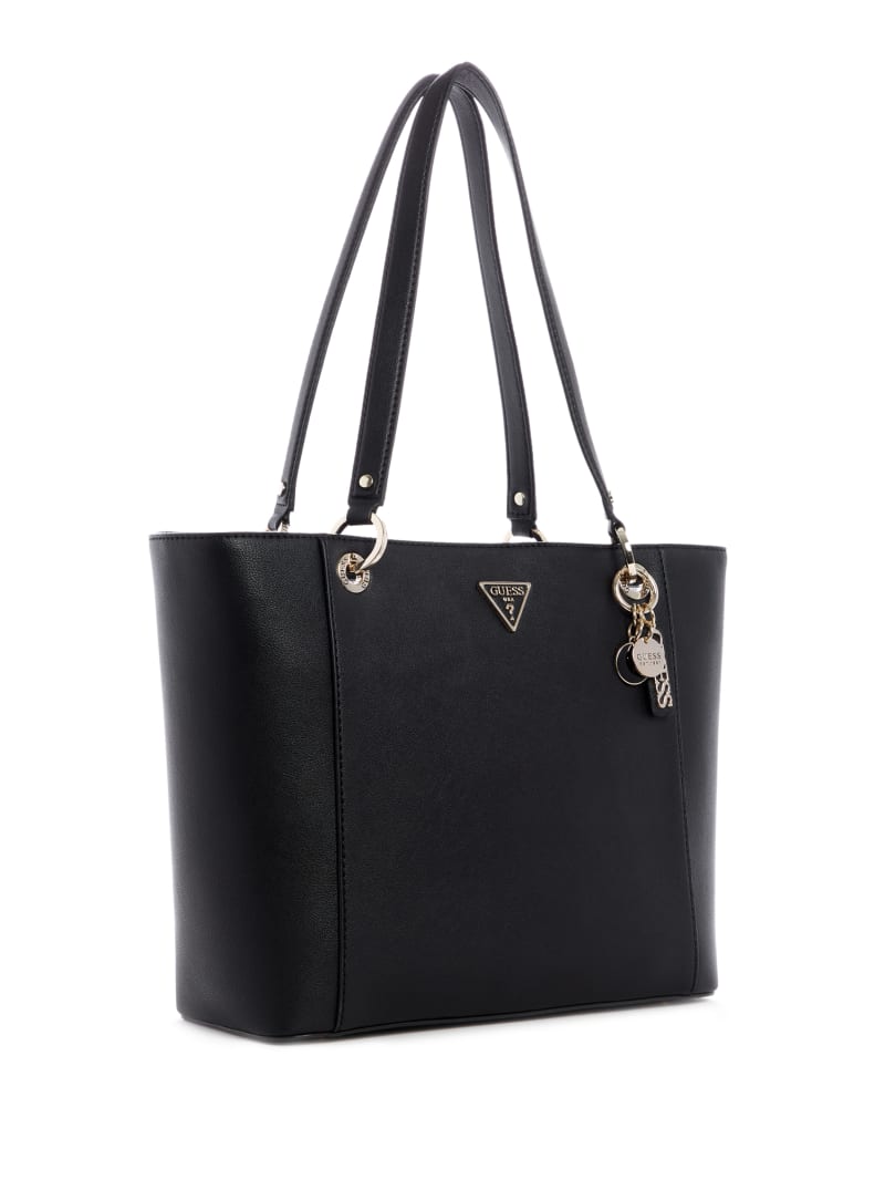 Torby Tote Damskie Guess Noelle Elite Czarne | 346298-XJQ