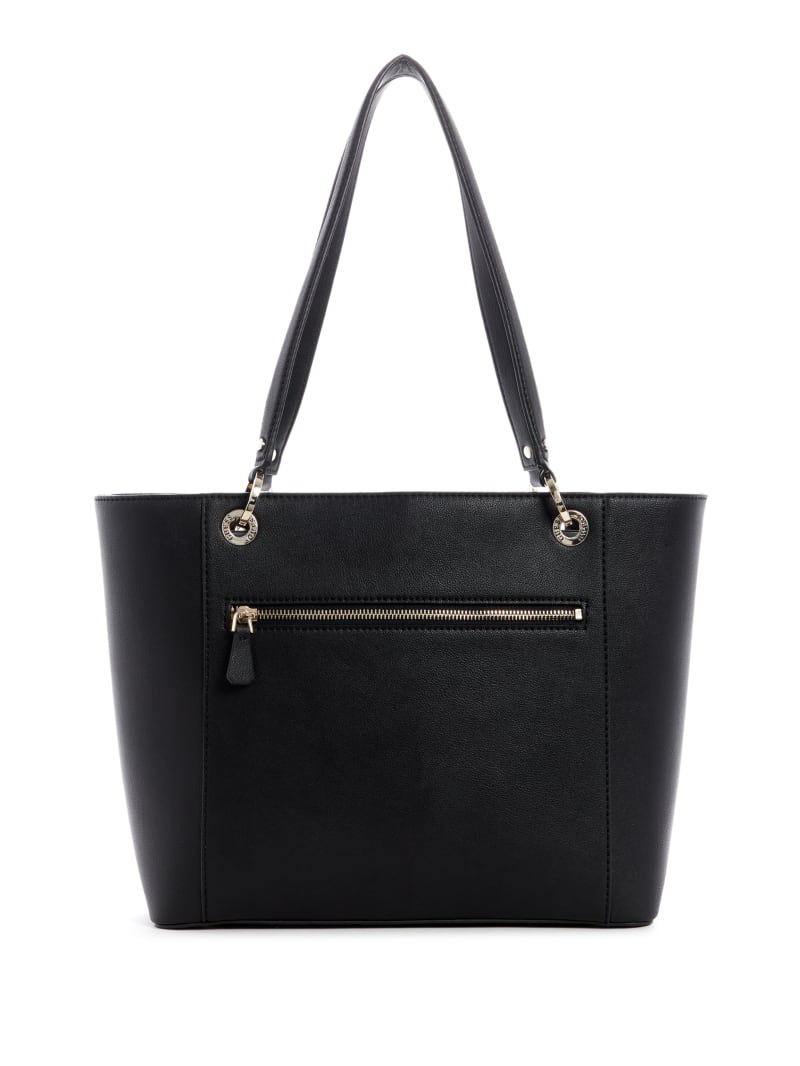 Torby Tote Damskie Guess Noelle Elite Czarne | 346298-XJQ