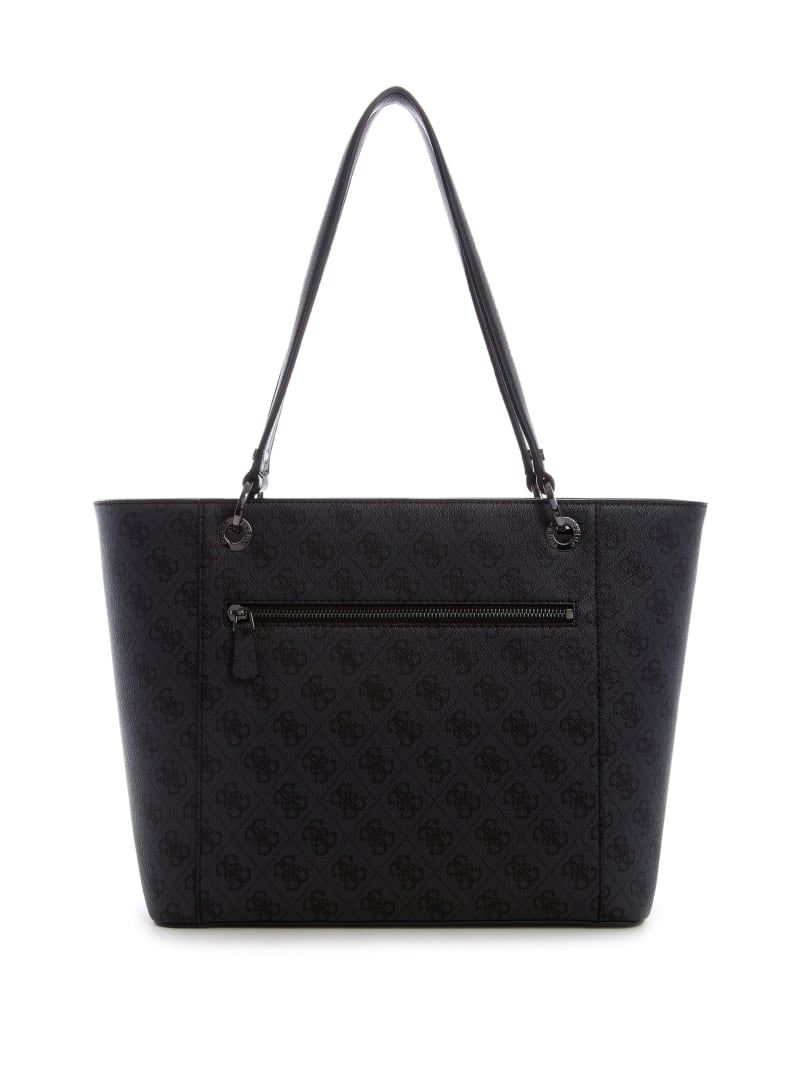 Torby Tote Damskie Guess Noelle Elite Quattro Czarne | 374182-GPV