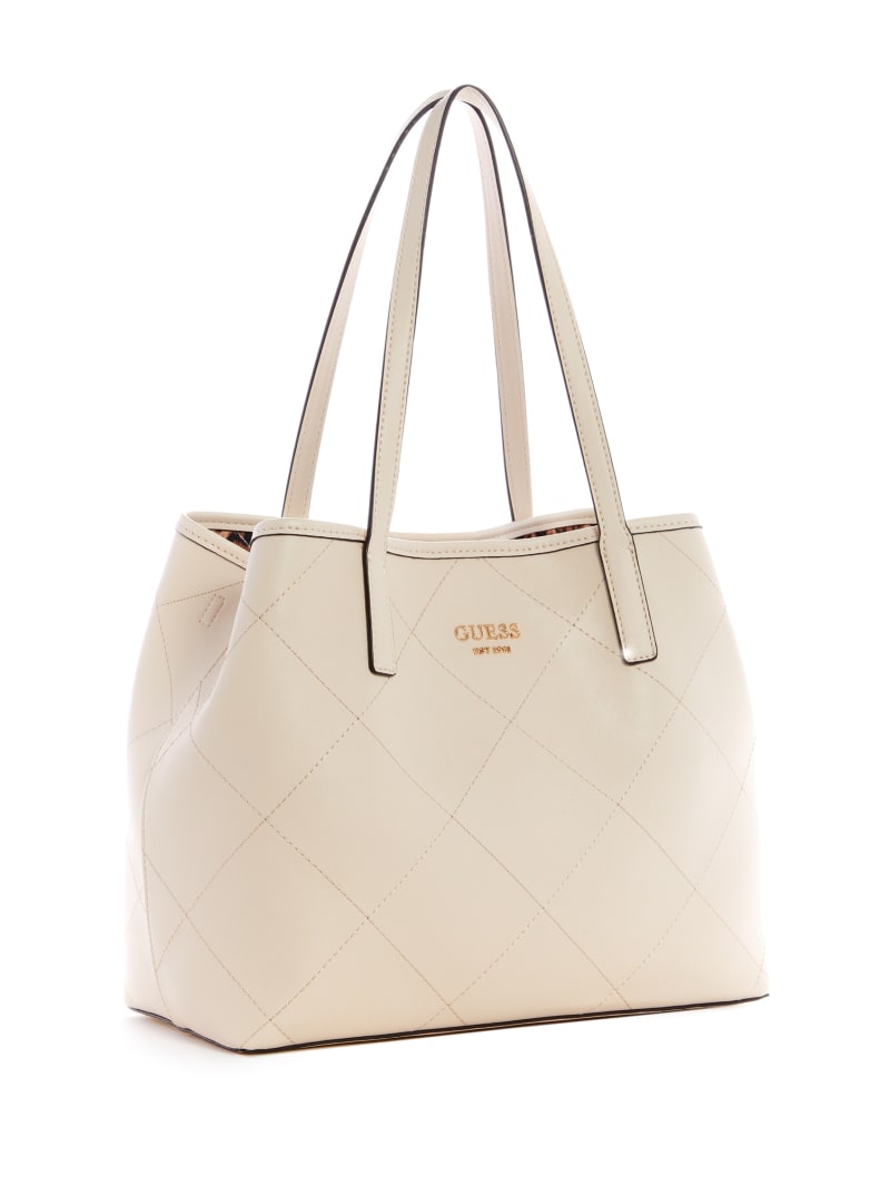 Torby Tote Damskie Guess Vikki Quilted Szare | 401259-FUE