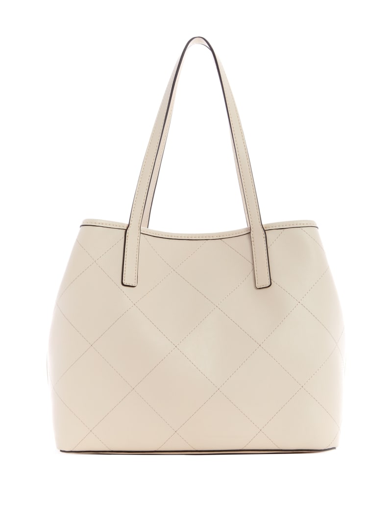 Torby Tote Damskie Guess Vikki Quilted Szare | 401259-FUE