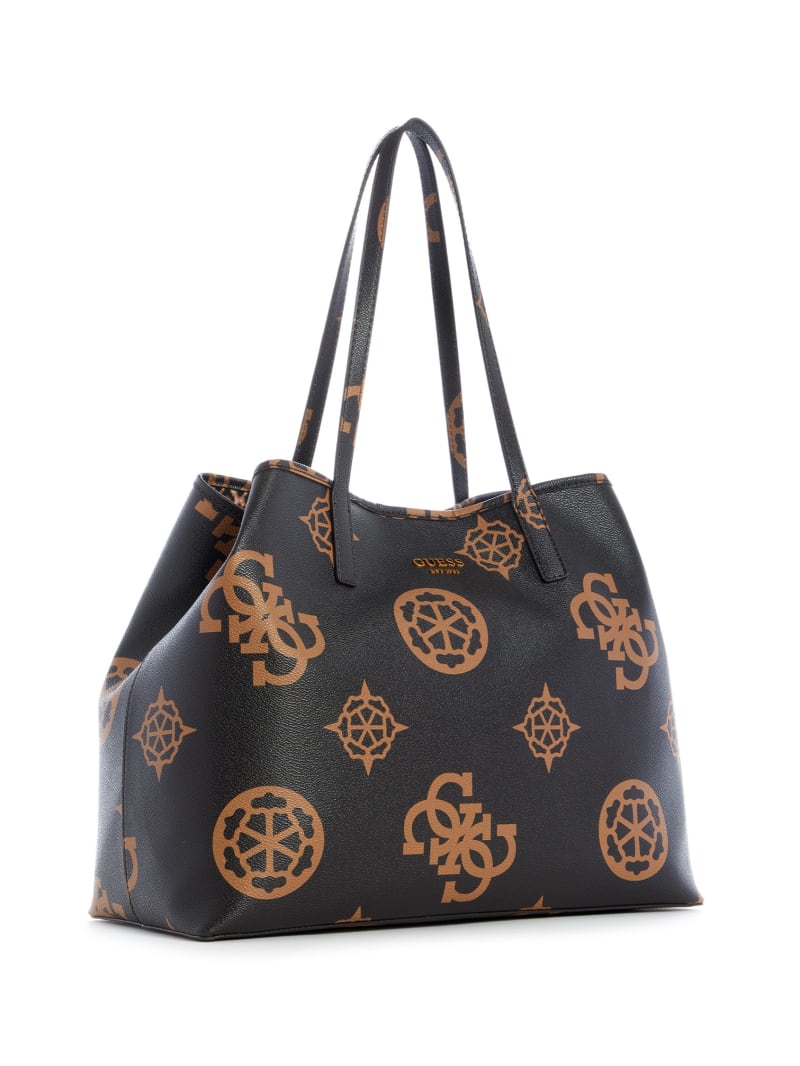 Torby Tote Damskie Guess Vikky Logo Large Kolorowe | 102364-LWY