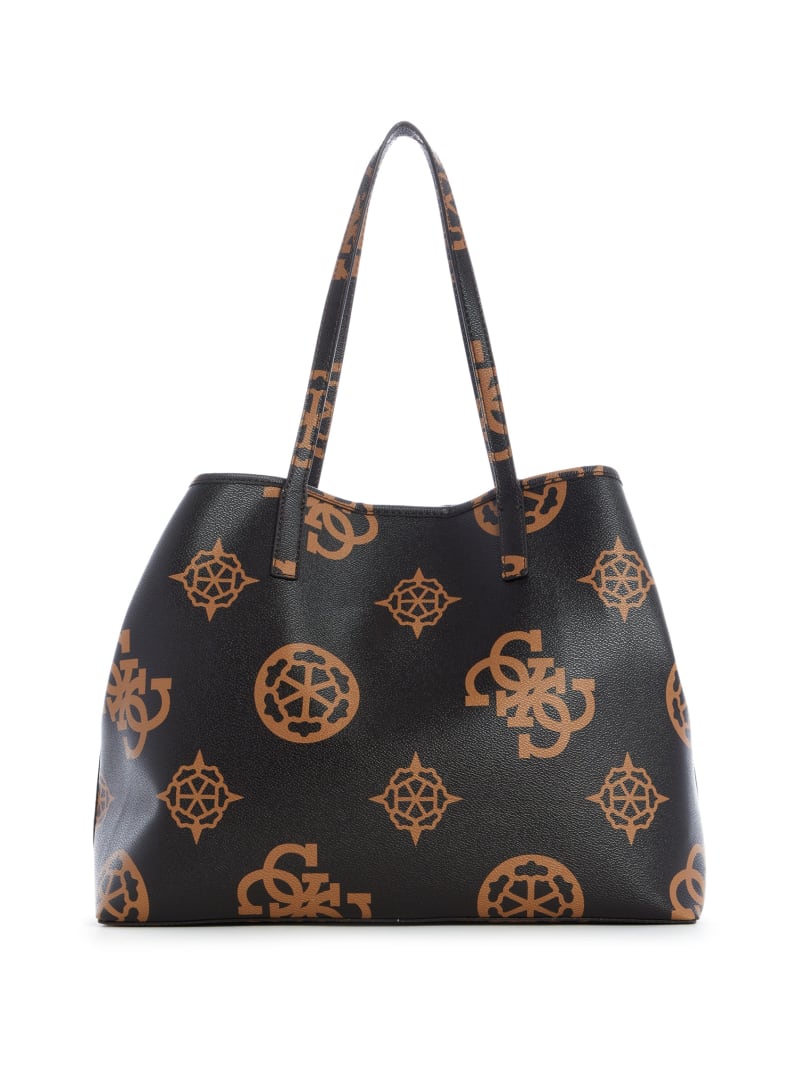 Torby Tote Damskie Guess Vikky Logo Large Kolorowe | 102364-LWY