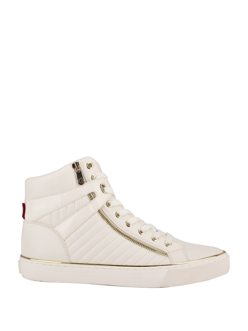 Trampki Męskie Guess Million High-Top Białe | 213867-HSA