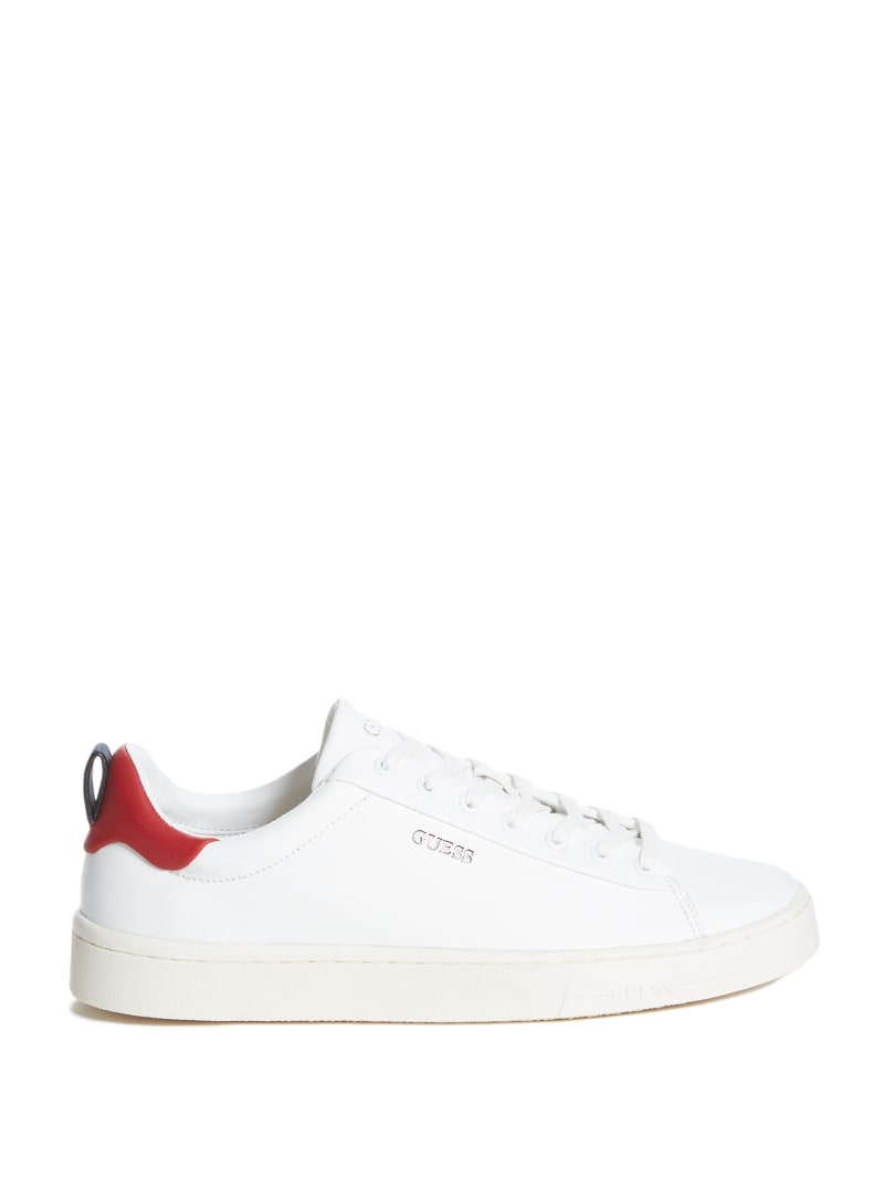 Trampki Męskie Guess Vice Low-Top Białe | 738961-ZUI