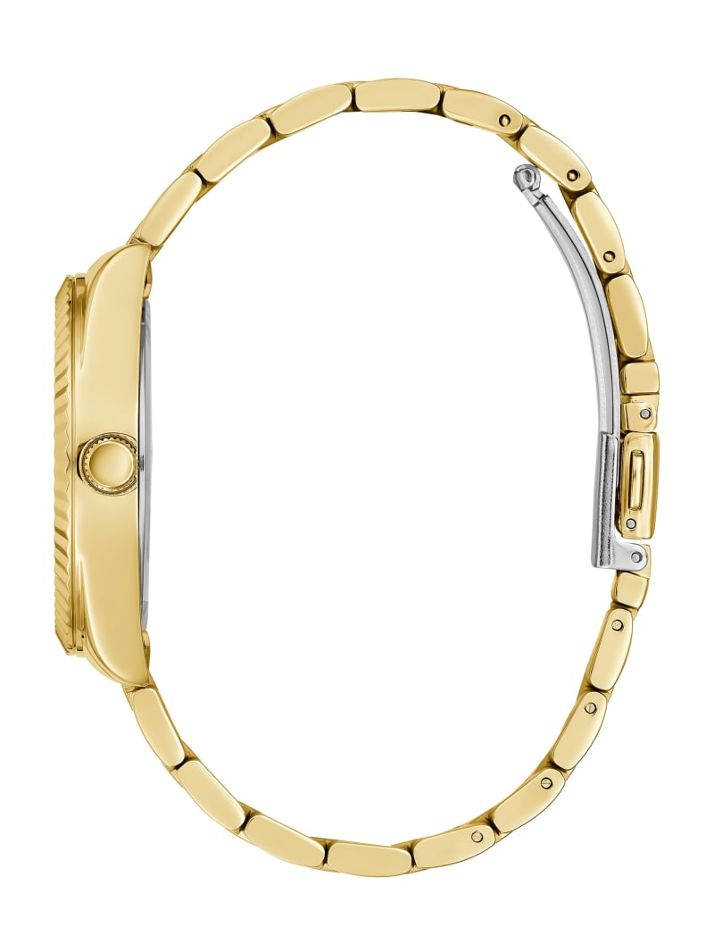 Zegarek Damskie Guess Gold-Tone Analog Złote | 594068-DYR