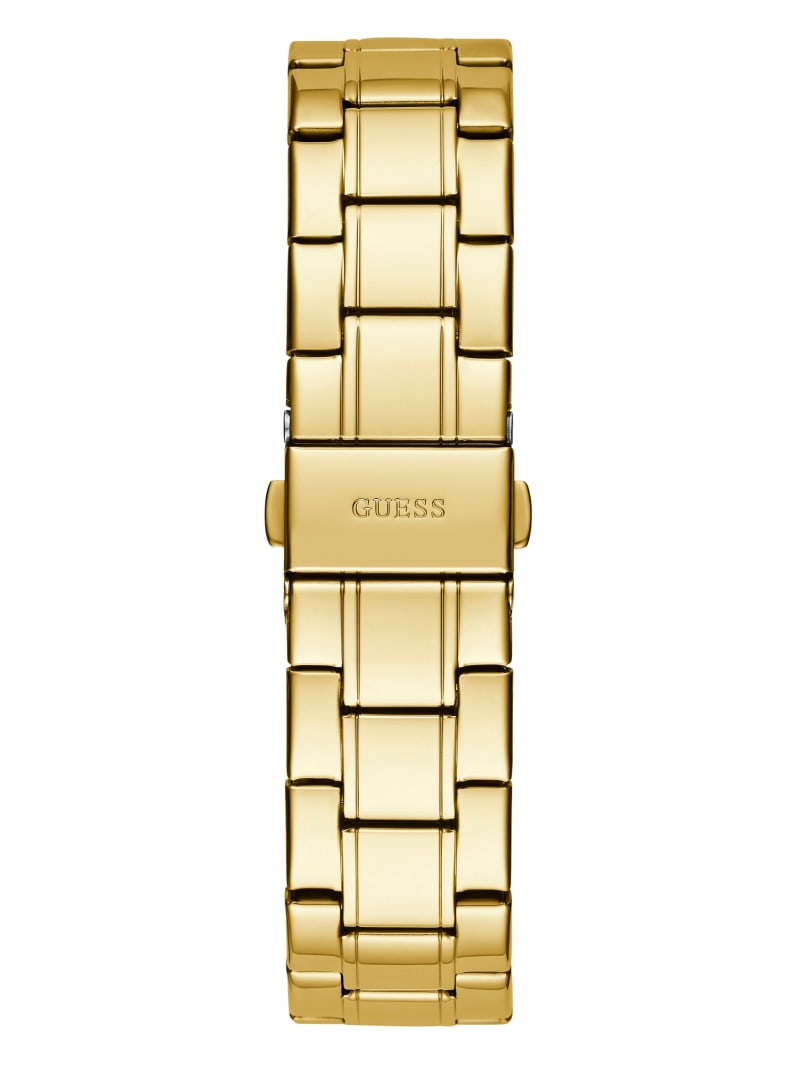 Zegarek Damskie Guess Gold-Tone Crystal Analog Złote | 123560-YRJ