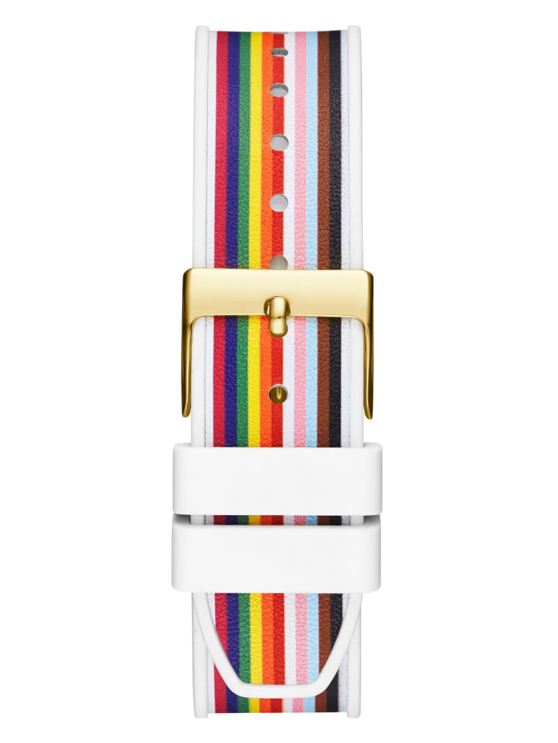 Zegarek Damskie Guess Gold-Tone Rainbow Kolorowe | 915234-IOM