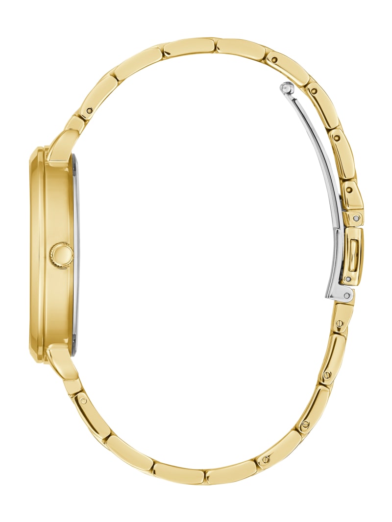 Zegarek Damskie Guess Gold-Tone Rose Analog Złote | 460875-GPA