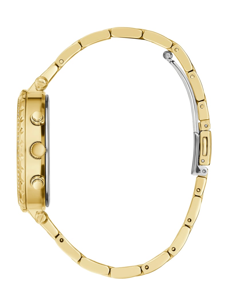 Zegarek Damskie Guess Gold-Tone Wielofunkcyjny Złote | 923578-SEP