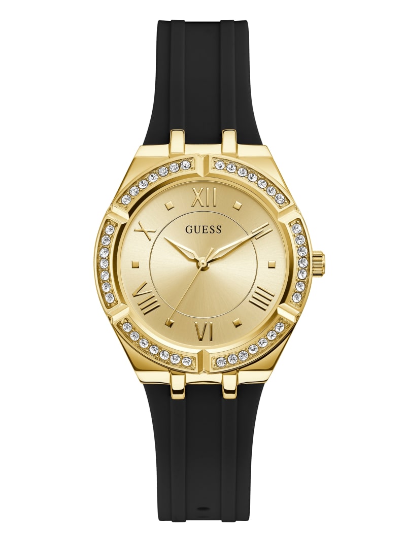 Zegarek Damskie Guess Gold-Tone and Analog Czarne | 049683-BZH