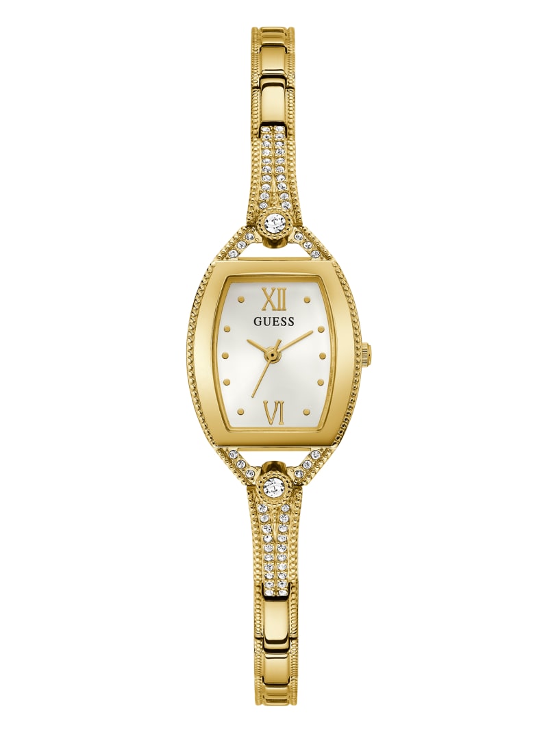 Zegarek Damskie Guess Gold-Tone and Rhinestone Analog Kolorowe | 590723-KXM