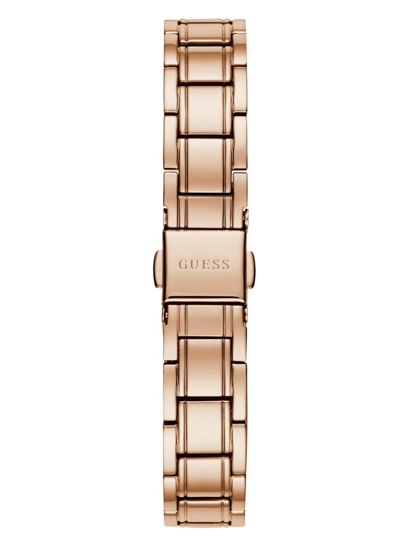 Zegarek Damskie Guess Rose Gold-Tone Analog Różowe Złote | 102649-BPD