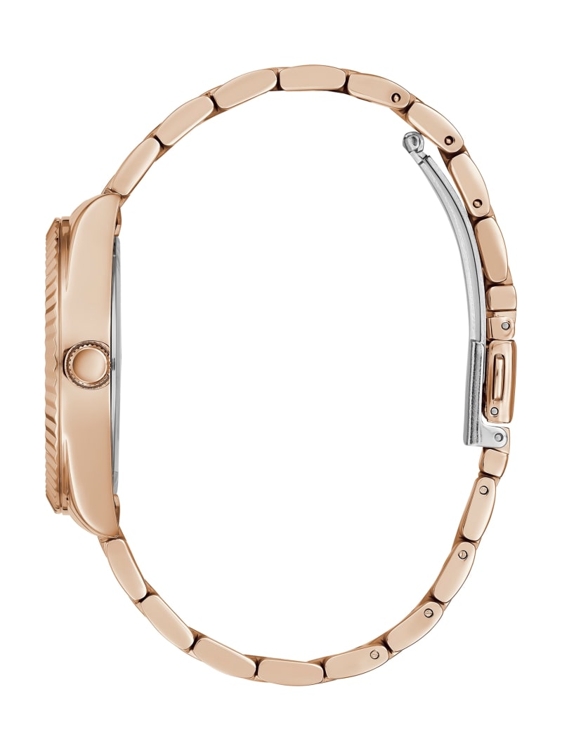 Zegarek Damskie Guess Rose Gold-Tone Analog Różowe Złote | 106548-PDS