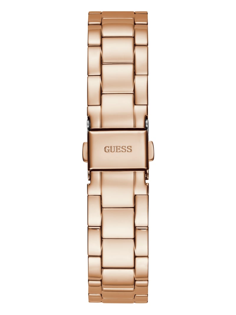 Zegarek Damskie Guess Rose Gold-Tone Heart Analog Różowe Złote | 638547-WKY