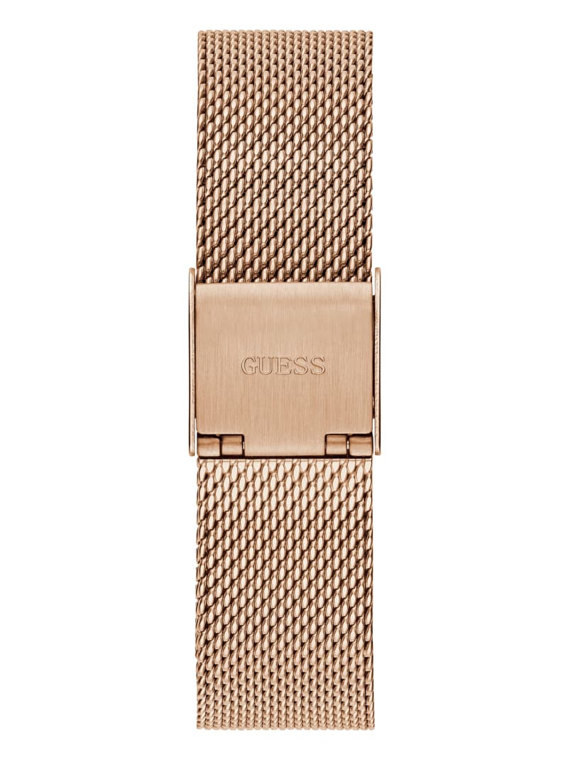 Zegarek Damskie Guess Rose Gold-Tone Mesh Analog Miedź | 648039-SJY