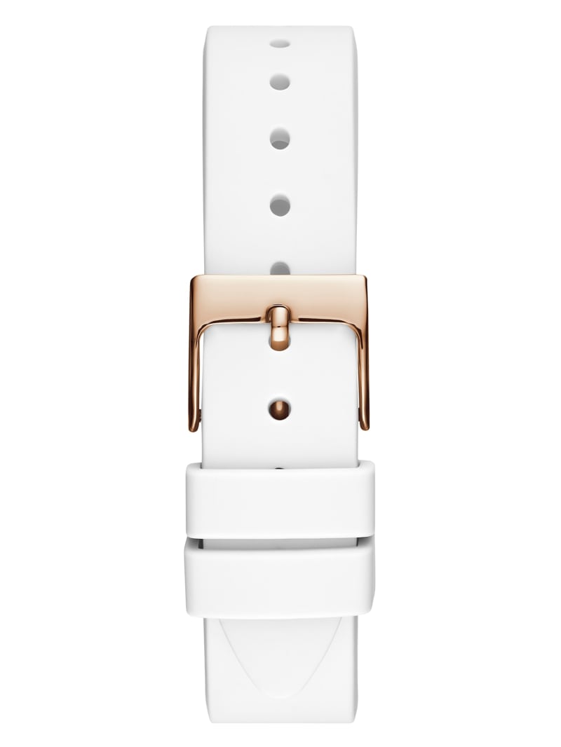 Zegarek Damskie Guess Rose Gold-Tone and Pearl Analog Kolorowe | 106753-XJO