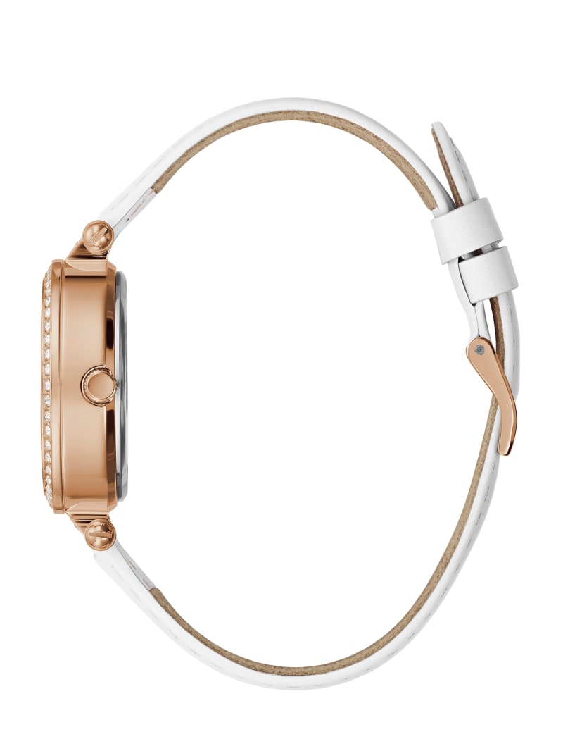 Zegarek Damskie Guess Rose Gold-Tone and Crystal Analog Kolorowe | 142530-NQC