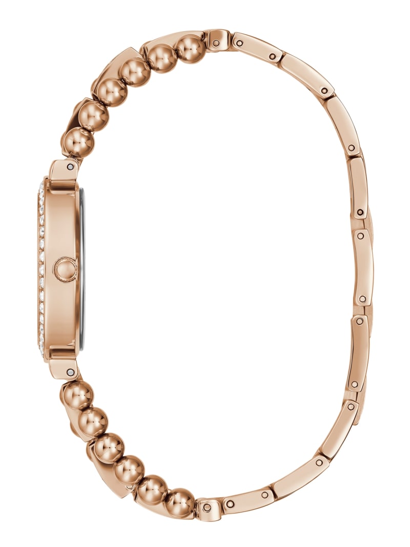 Zegarek Damskie Guess Rose Gold-Tone and Rhinestone Analog Kolorowe | 152769-XRA