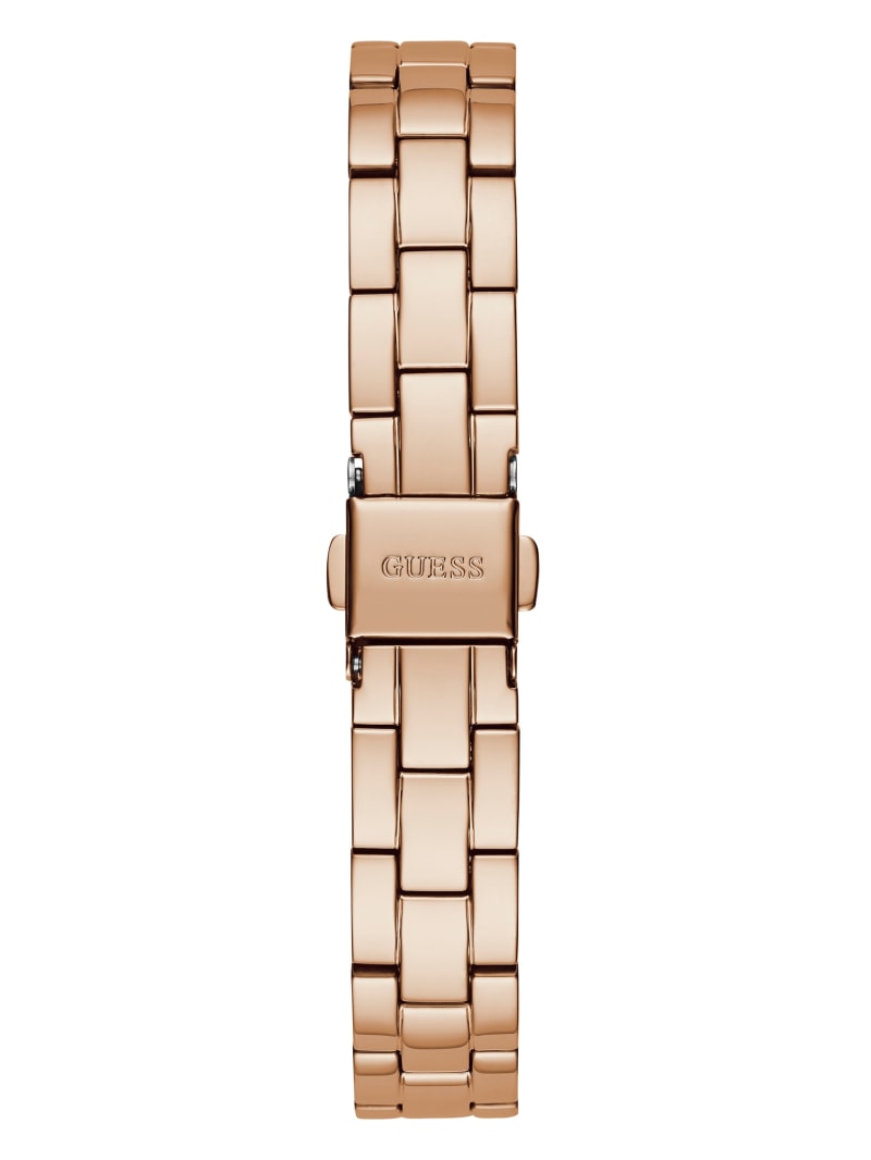 Zegarek Damskie Guess Rose Gold-Tone and Diamond Analog Różowe Złote | 718293-RJV