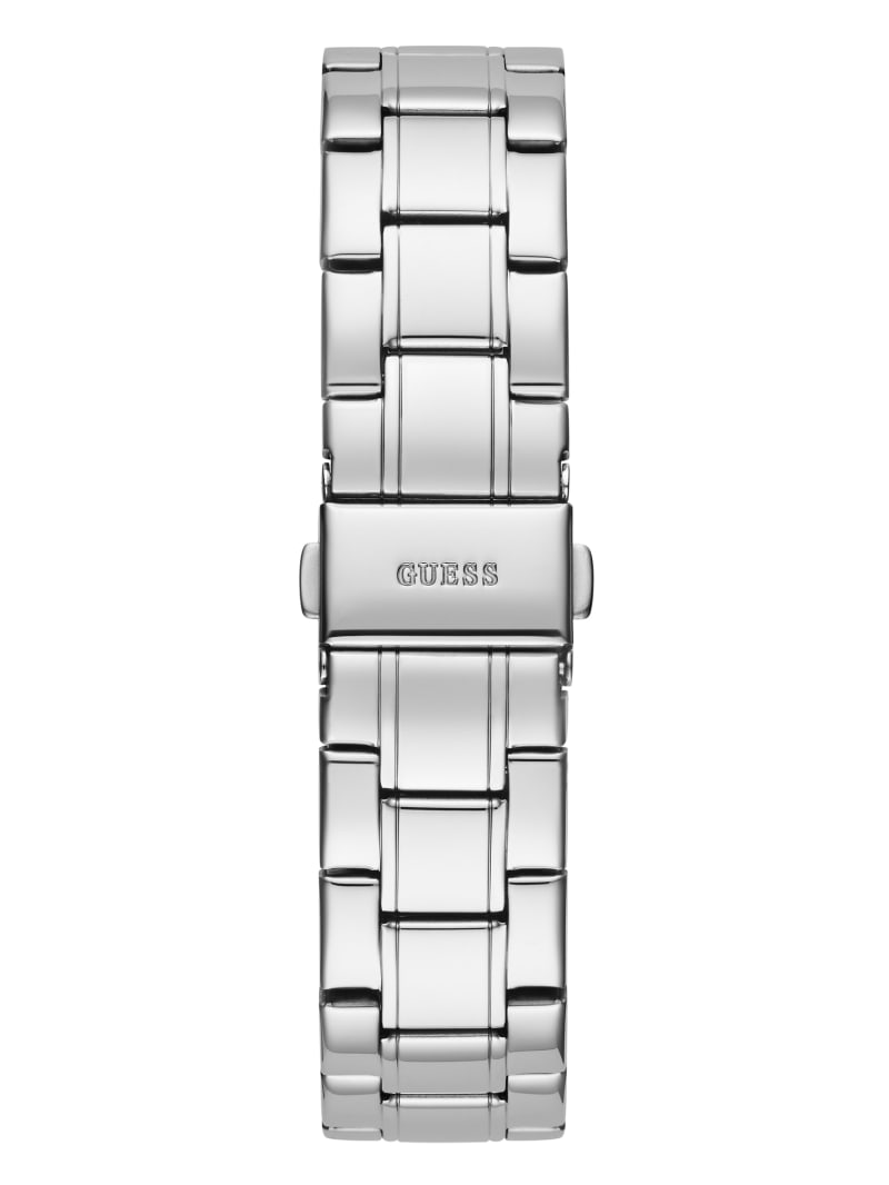 Zegarek Damskie Guess Silver-Tone Analog Srebrne | 625974-EMC