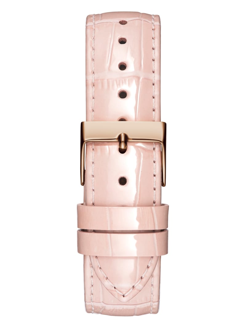 Zegarek Damskie Guess Sparkling Pink Limited Edition Rhinestone Analog Różowe | 961304-LZJ