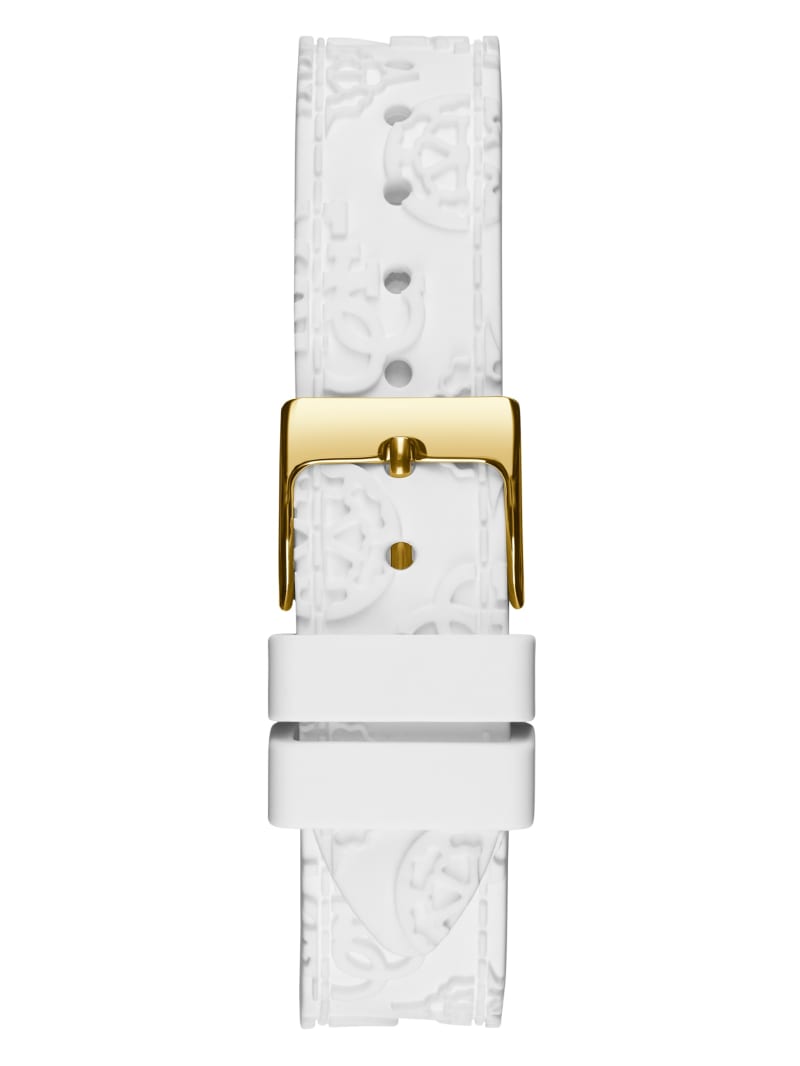 Zegarek Damskie Guess White Silikon Wielofunkcyjny Kolorowe | 487160-XDA