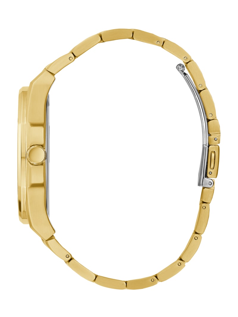 Zegarek Męskie Guess And Gold-Tone Analog Złote | 629581-MEK