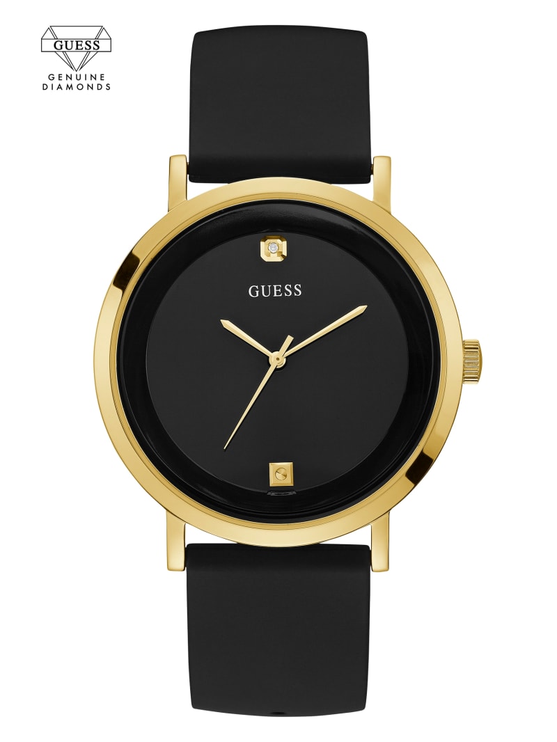 Zegarek Męskie Guess And Gold-Tone Analog Czarne | 913508-WID