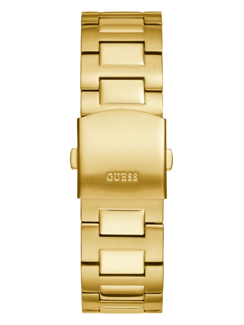 Zegarek Męskie Guess Gold-Tone Aluminum Analog Złote | 153084-WAJ