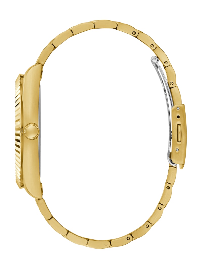 Zegarek Męskie Guess Gold-Tone Analog Złote | 394681-QCK