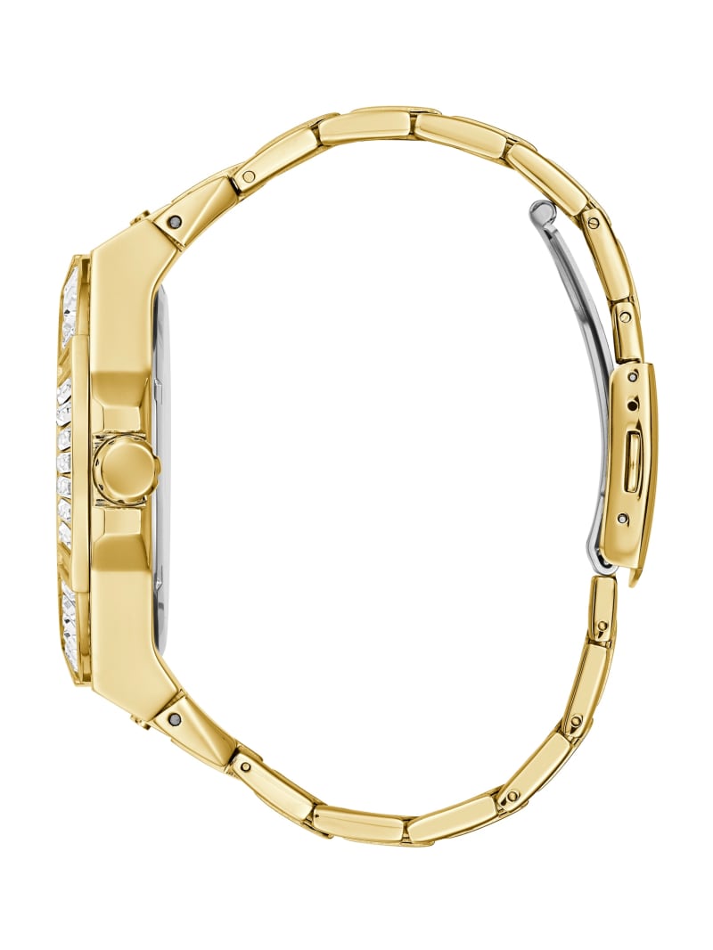 Zegarek Męskie Guess Gold-Tone Wielofunkcyjny Złote | 032845-MAQ