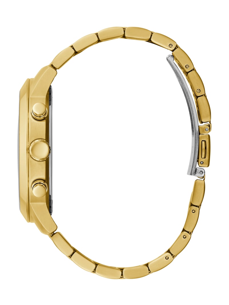 Zegarek Męskie Guess Gold-Tone Wielofunkcyjny Złote | 039241-RFY