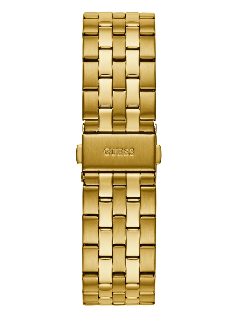 Zegarek Męskie Guess Gold-Tone Wielofunkcyjny Złote | 039241-RFY