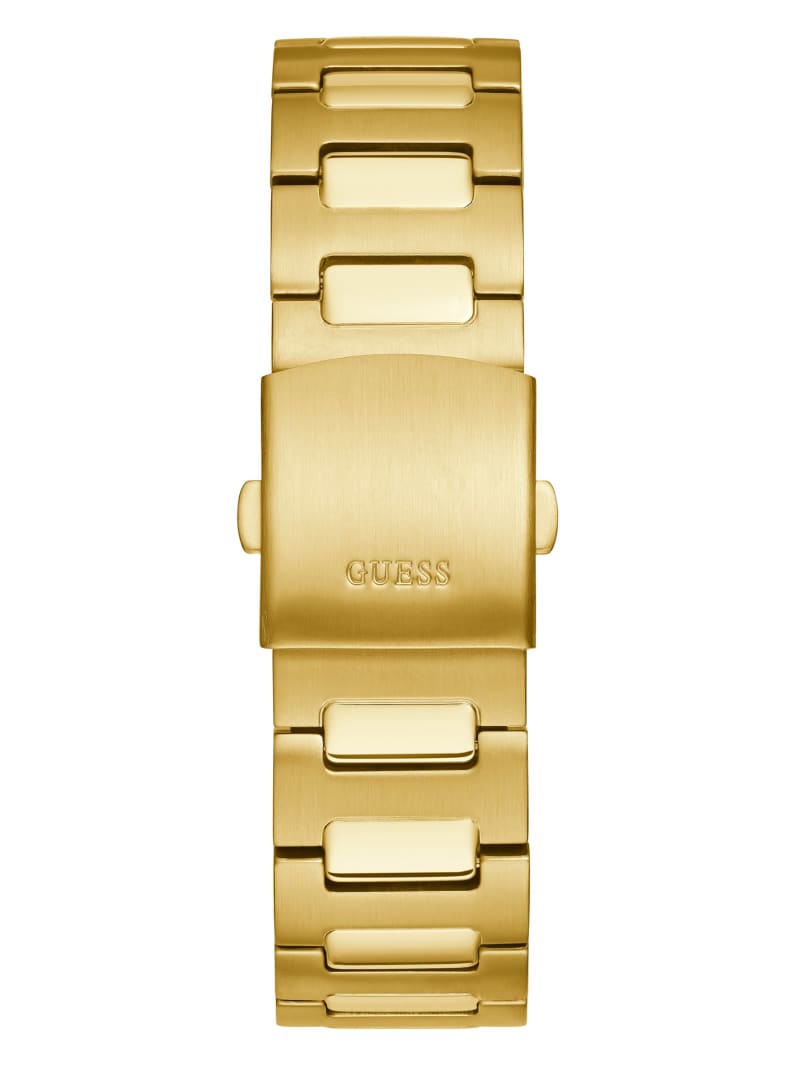 Zegarek Męskie Guess Gold-Tone Wielofunkcyjny Złote | 132865-MDP