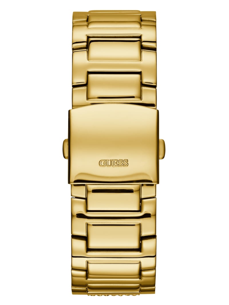 Zegarek Męskie Guess Gold-Tone Wielofunkcyjny Złote | 184759-ZPL