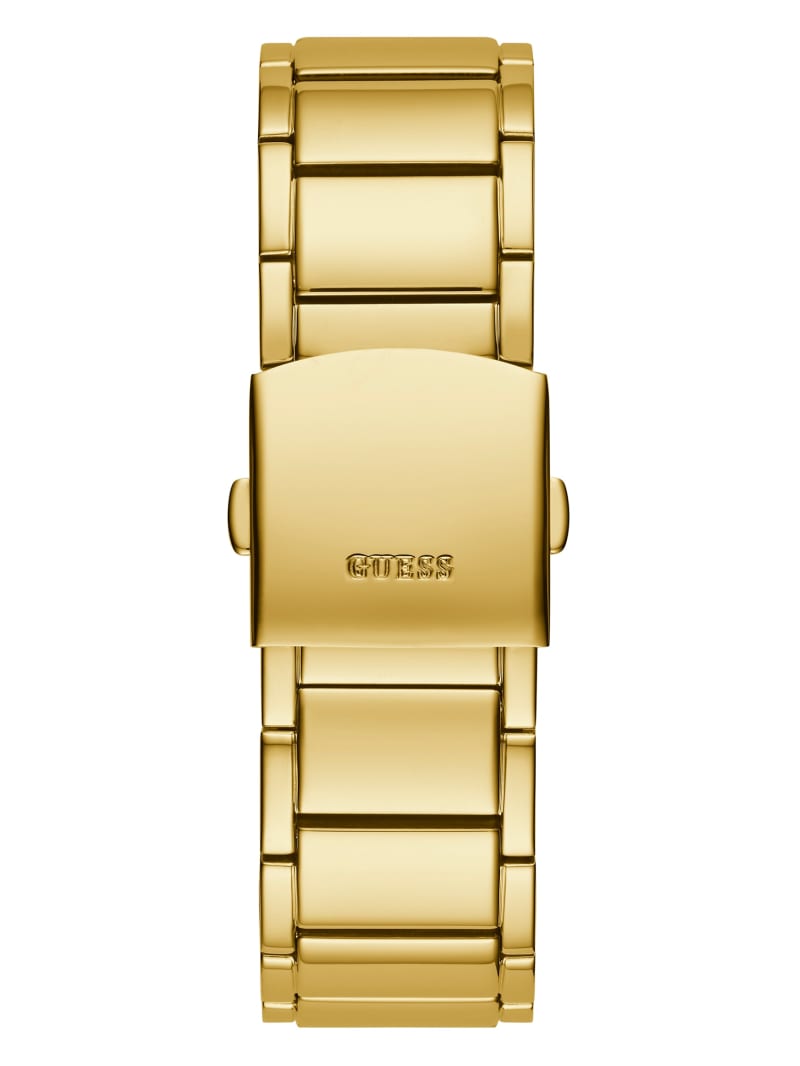 Zegarek Męskie Guess Gold-Tone Wielofunkcyjny Złote | 805674-NPH