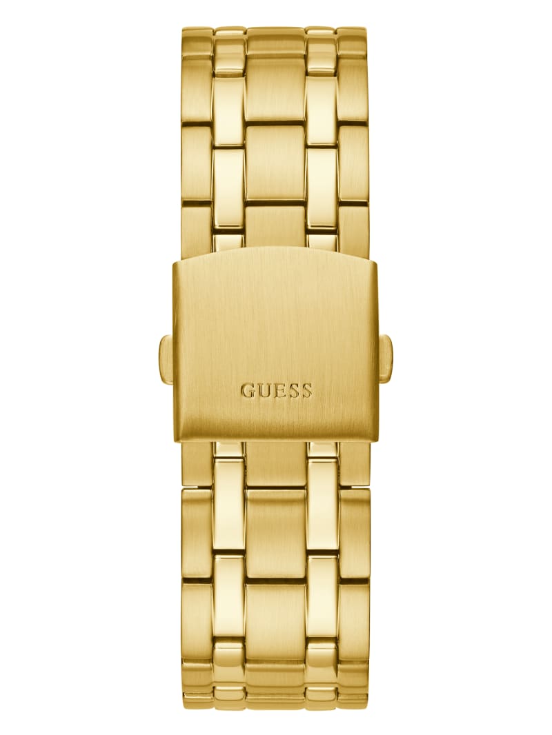 Zegarek Męskie Guess Gold-Tone Wielofunkcyjny Złote | 907541-TUV